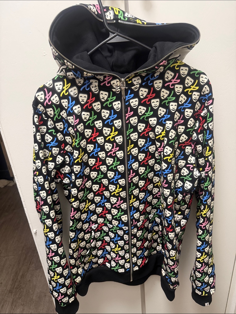 Asaali hoodie large laugh now cry later